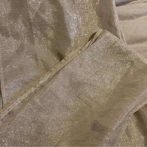 Soft pink/peach slight Shimmery curtain panels